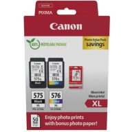    Canon PG-575XL + CL-576XL eredeti tintapatron multipack +GP501 